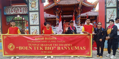PMBN Banyumas Raya Hadiri Kirab Budaya HUT Tri Dharma Boen Tek Bio