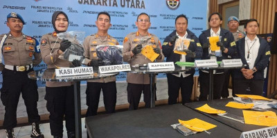 Polres Metro Jakarta Utara Ringkus Enam Pelaku Curanmor dan Begal