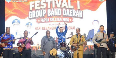 Pemerhati Seni dan Budaya Papua Selatan Gelar Festival Group Band Daerah
