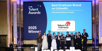 TelkomGroup Bersinar di LinkedIn Talent Awards 2025, Raih Best Employer Brand  dan  Learning Champion