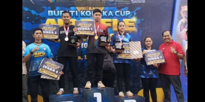 Aurellia dan Clarisa Harumkan Depok di Turnamen Menembak Bupati Kolaka Cup 2025