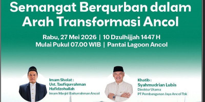 Ancol Gelar Salat Idul Adha 1447 H dan Tebar Hewan Kurban