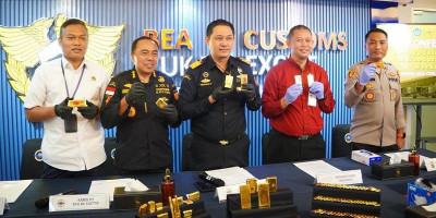 Bea Cukai Soetta Gagalkan Penyelundupan Emas Rp45 Miliar ke Hong Kong