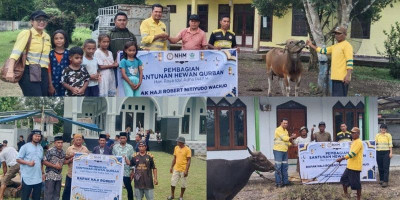 NHM Salurkan 66 Hewan Kurban untuk Masyarakat Lingkar Tambang