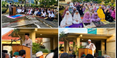 Shalat Iduladha Bergas Angkat Nilai Pengorbanan