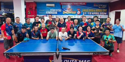 Turnamen Internal Double PTM Dutamas Berlangsung Meriah, Pererat Persaudaraan Antaranggota