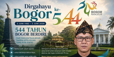 HUT ke-544, Kota Bogor Diajak Jadikan Sejarah sebagai Energi Perubahan