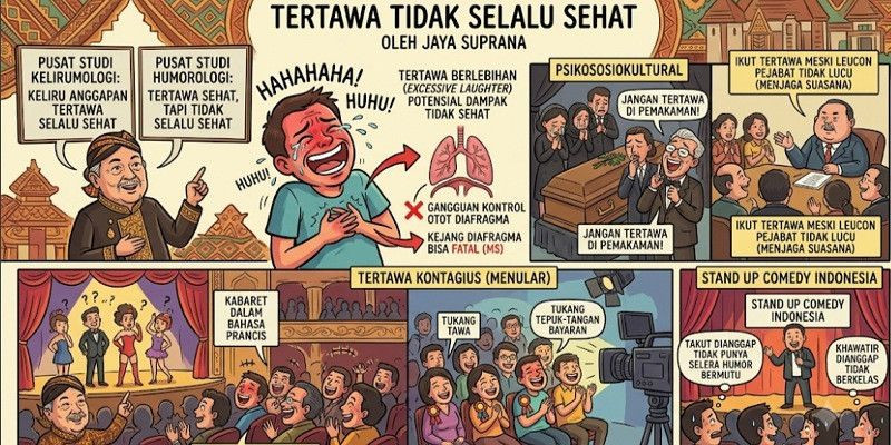 Tertawa Tidak Selalu Sehat