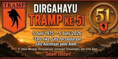 TRAMP 51 Tahun, Sejarah Panjang Pendakian dan Pengabdian Nusantara