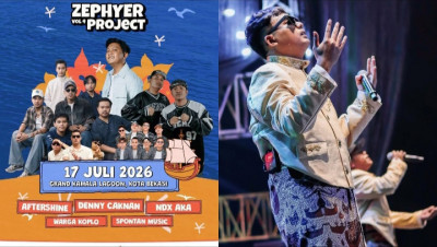 Zephyer Project Vol. 4 Siap Guncang Bekasi, Hadirkan Denny Caknan, NDX A.K.A, Dan Aftershine
