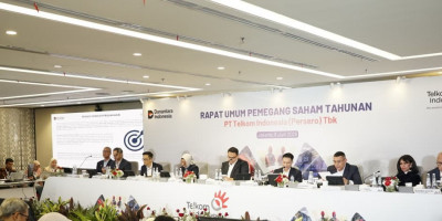 Tebar Dividen Jumbo, RUPST Telkom Pertahankan Jajaran Direksi