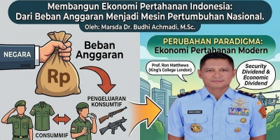 Membangun Ekonomi Pertahanan Indonesia: Dari Beban Anggaran Menjadi Mesin Pertumbuhan Nasional