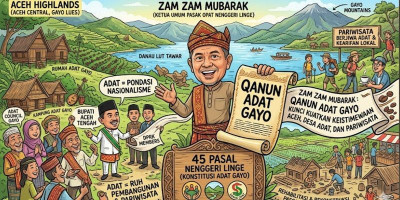 Zam Zam Mubarak: 45 Pasal Nenggeri Linge Harus Jadi Rujukan