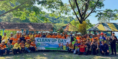 NHM Inisiasi Aksi Bersih di Tanjung Barnabas dan Dukung Penghijauan MTs Bukit Tinggi