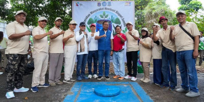 Munjirin Monitoring AKMP dan Canangkan Gerakan Biopori Jumbo di Pondok Kelapa