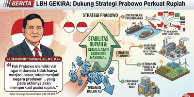 GEKIRA Legal Aid Chairman Highlights Prabowo's Strategy to Strengthen the Rupiah and Reduce Dependence on the U.S. Dollar