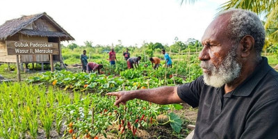 John Gluba Gebze Ajak Warga Bangun Ketahanan Pangan Mandiri
