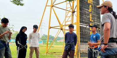 Siswa dan Alumni Elpala Berlatih Jelang Ekspedisi Cicatih