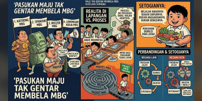 Maju Tak Gentar Membela MBG