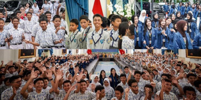 Ratusan Pelajar dan Mahasiswa Kunjungi Istana Kepresidenan Jakarta