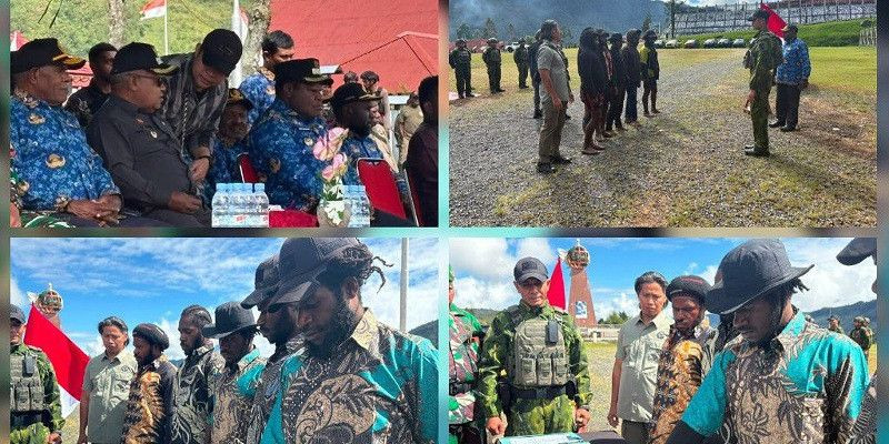 5 Mantan Anggota OPM di Puncak Jaya Ikrar Setia kepada NKRI