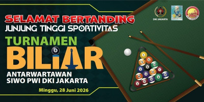 Turnamen Billiar Antarwartawan SIWO PWI DKI Jakarta Siap Digelar