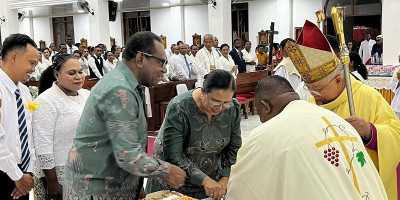 Bupati Merauke Jadi Saksi Nikah Massal 138 Pasangan