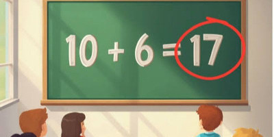10 + 6 = 17