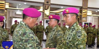 Panglima Korps Marinir Pimpin Sertijab 7 Jabatan Strategis Korps Marinir