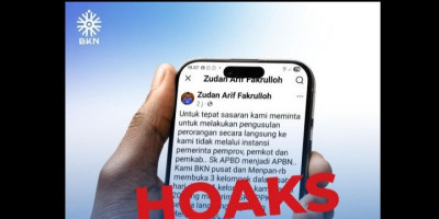 BKN Pastikan Akun Palsu di FB Catut Nama Prof. Zudan Sebar Informasi Hoaks PPPK