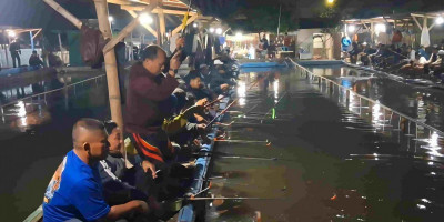 Team Bodre'x Taklukkan Ikan Bawal Kolam Mahkota Arhanud