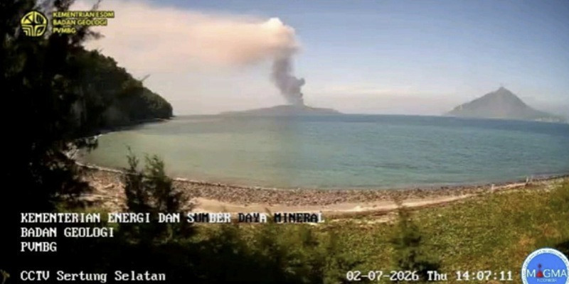 PVMBG Tegaskan Video Erupsi Anak Krakatau Hoaks