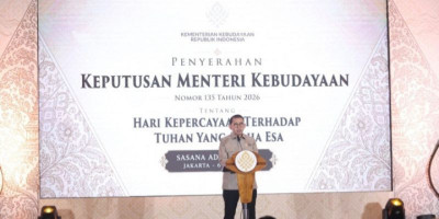Resmi! 13 Juli Jadi Hari Kepercayaan Terhadap Tuhan YME, Fadli Zon: Fondasi Indonesia Adalah Keberagaman