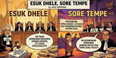 Esuk Dhele, Sore Tempe