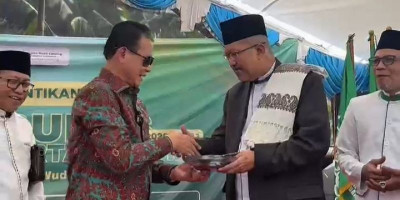 Resmikan Toilet dan Tempat Wudu KBNU Gebang, Prof. Rokhmin Dahuri: Tanah Wakaf Haji Tarmadi Bukti Gotong Royong Umat