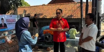 Atasi Banjir Tahunan, Mesin Pompa Prof. Rokhmin Dahuri Buka Jalan Air ke Ciberes: Warga Gebang Ilir Sujud  Syukur