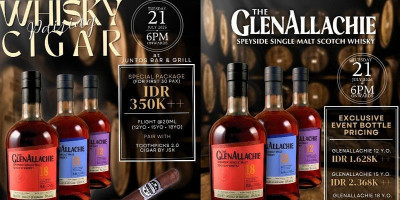 Juntos Bar & Grill Hadirkan GlenAllachie Whisky & Cigar Pairing Eksklusif