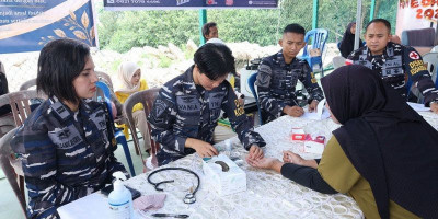 Kodaeral IV Gelar Bakti Kesehatan 'Aku Cinta Laut' 