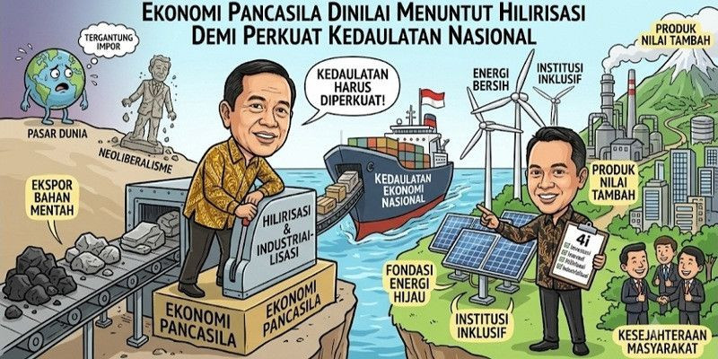 Ekonomi Pancasila Dinilai Menuntut Hilirisasi Demi Perkuat Kedaulatan Nasional