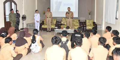 Kodaeral XIV Sosialisasikan Penerimaan Prajurit TNI AL di SMA Averos Sorong
