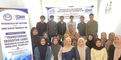 Yayasan Haji Aep Saepudin Bersama BRI Perkuat Kompetensi Guru Lewat Seminar Pendidikan