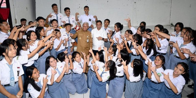 Wagub Sumut Semangati Anak-anak Nias, Dukung Penguatan Layanan Sosial di Gunungsitoli