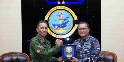 Kunjungan Kerja Pangkogabwilhan III di Kodaeral XIV Sorong, Perkuat Sinergi dan Soliditas Antar Satuan