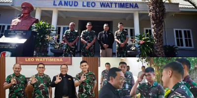 Romo Yos Bintoro Teguhkan Iman dan Keharmonisan Keluarga Prajurit TNI AU di Lanud Pattimura