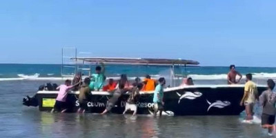Tim SAR Gabungan Lakukan Pencarian Perahu di Perairan Teluk Tomini