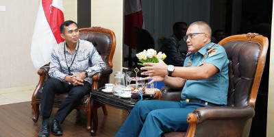 Komandan Kodaeral XIV Terima Kunjungan Kerja Vice President Bank Mandiri