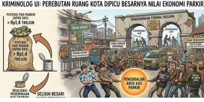 Kriminolog UI: Perebutan Ruang Kota Dipicu Besarnya Nilai Ekonomi Parkir
