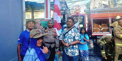 Kebakaran Rumah di Jalan Mahoni Koja Api Berhasil Dipadamkan