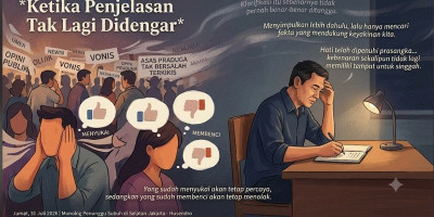 Ketika Penjelasan Tak Lagi Didengar
