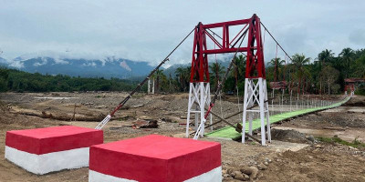 Jembatan Garuda Linge Rampung, Kolaborasi TNI dan Warga Bangkitkan Harapan Pascabencana